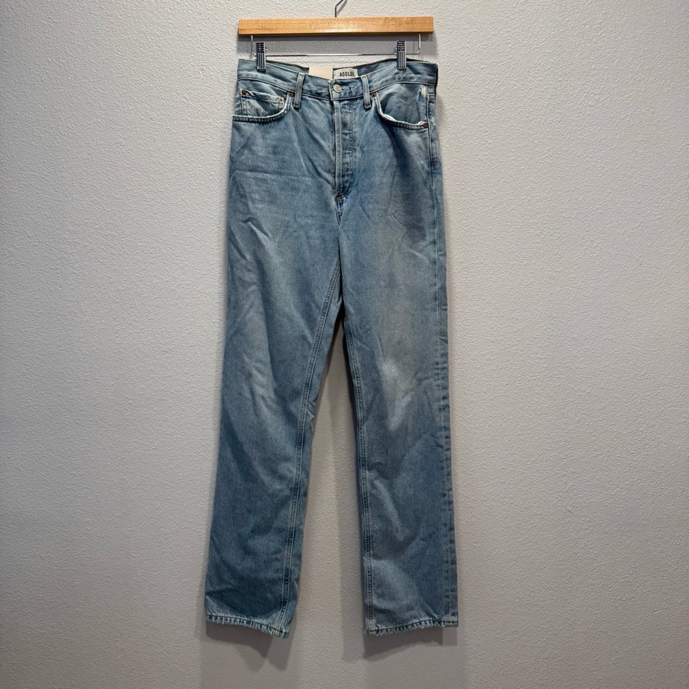 Agolde Women's Lana Jean in Denim Light - Picture 5 of 14